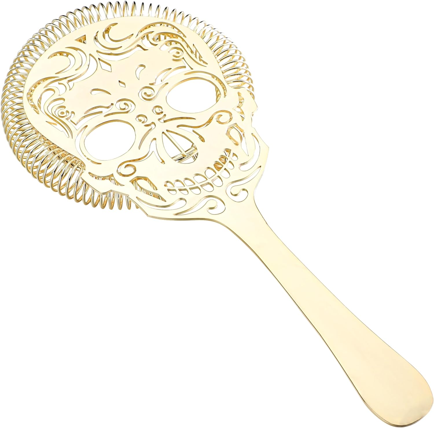 Gold Cocktail Strainer Set with Hawthorne and Fine Mesh Strainers