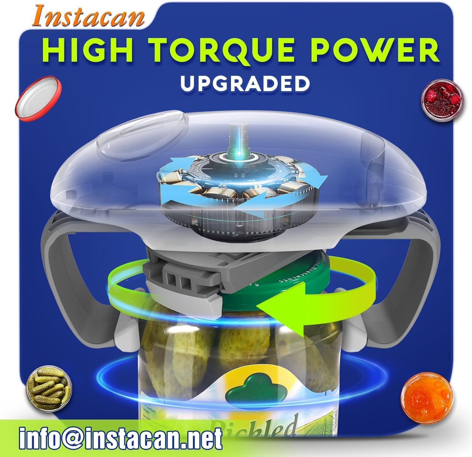 Strong Electric Jar Opener for Easy Jar Opening