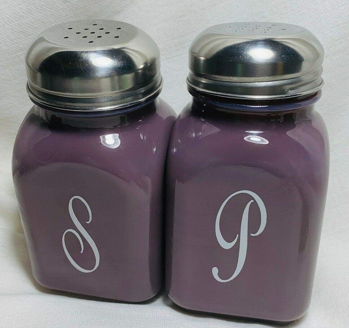 Salt Pepper Shaker Set Square Stove Top American Made