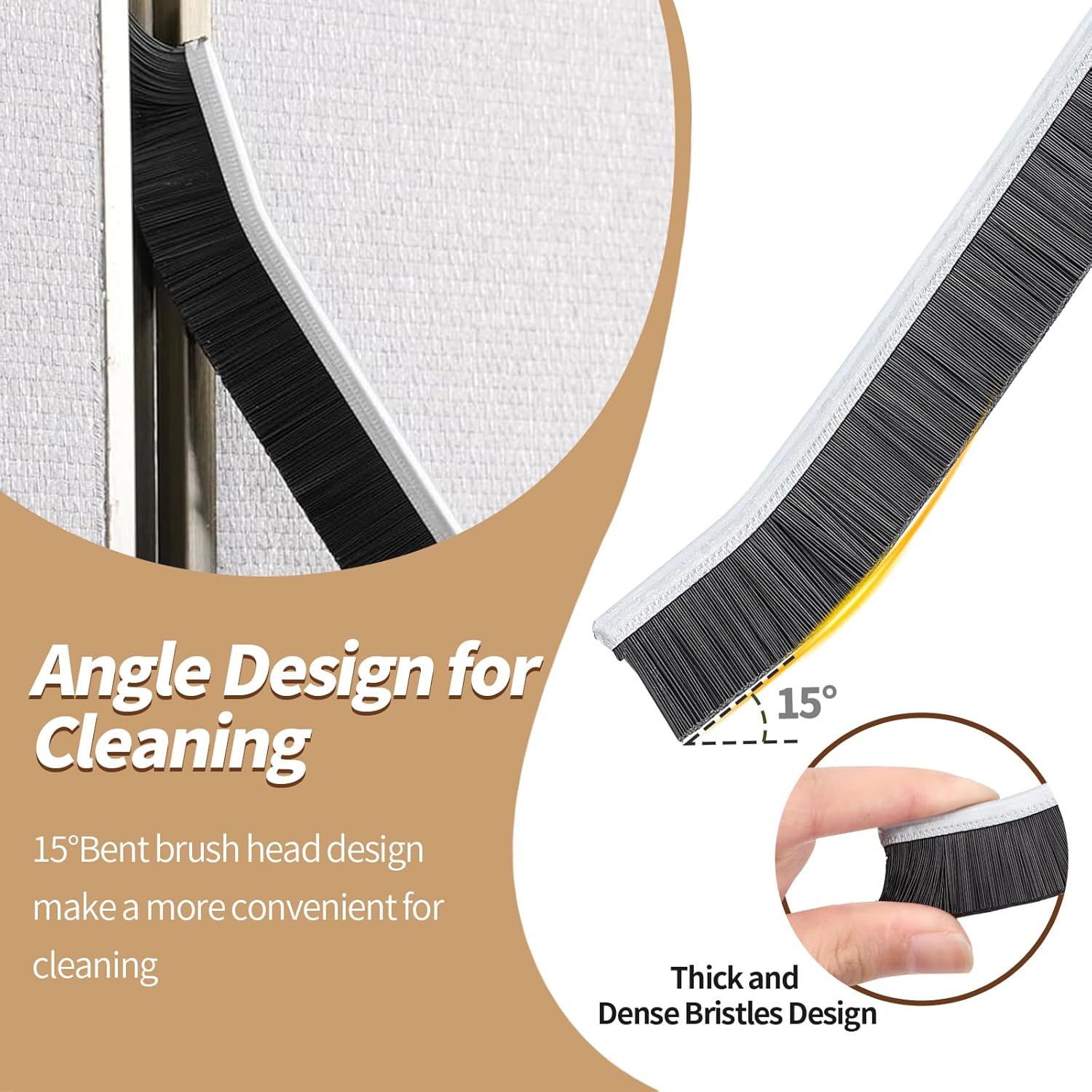 7 Pcs Multifunctional Hard Bristle Crevice Cleaning Brush Set