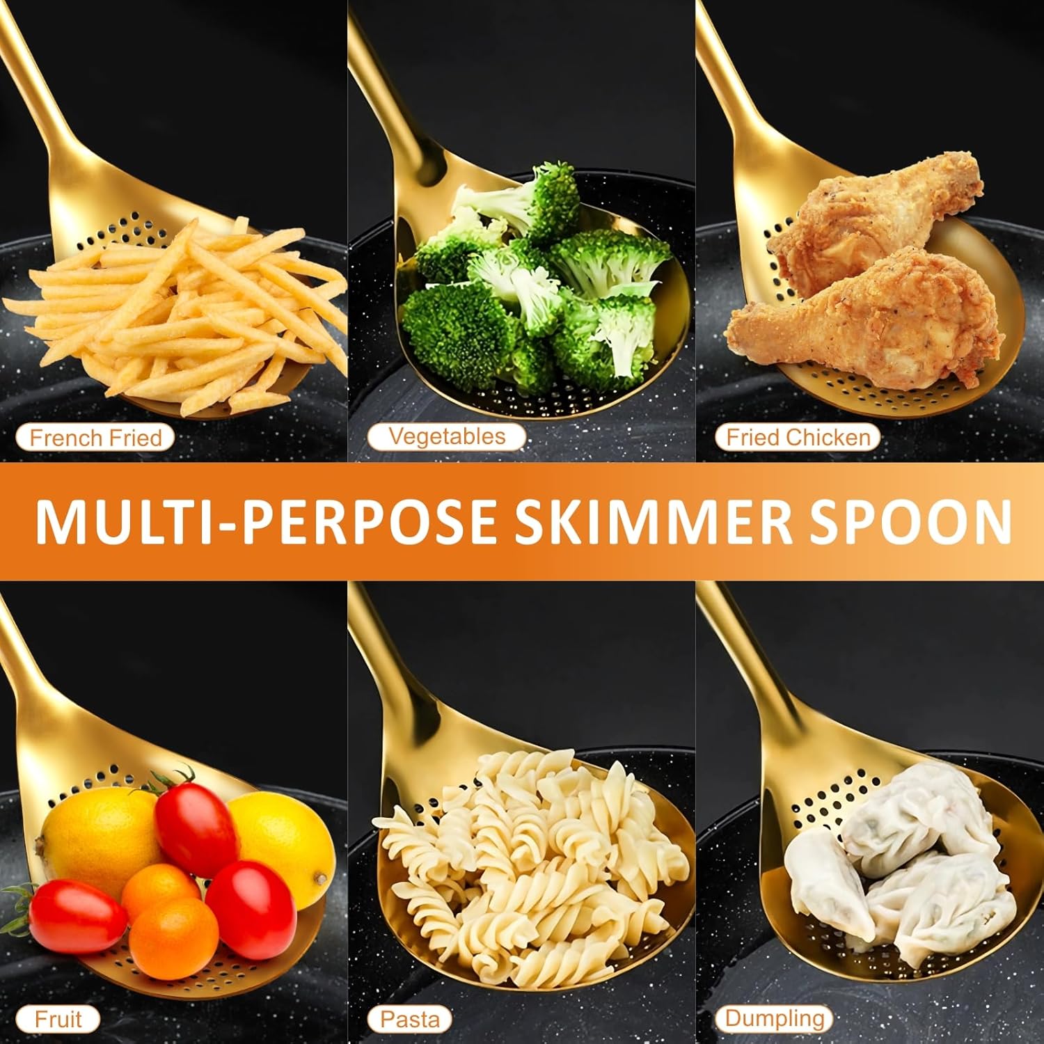 YimiArtisan-Grade 304 Stainless Steel Ladle Set for Cooking and Serving