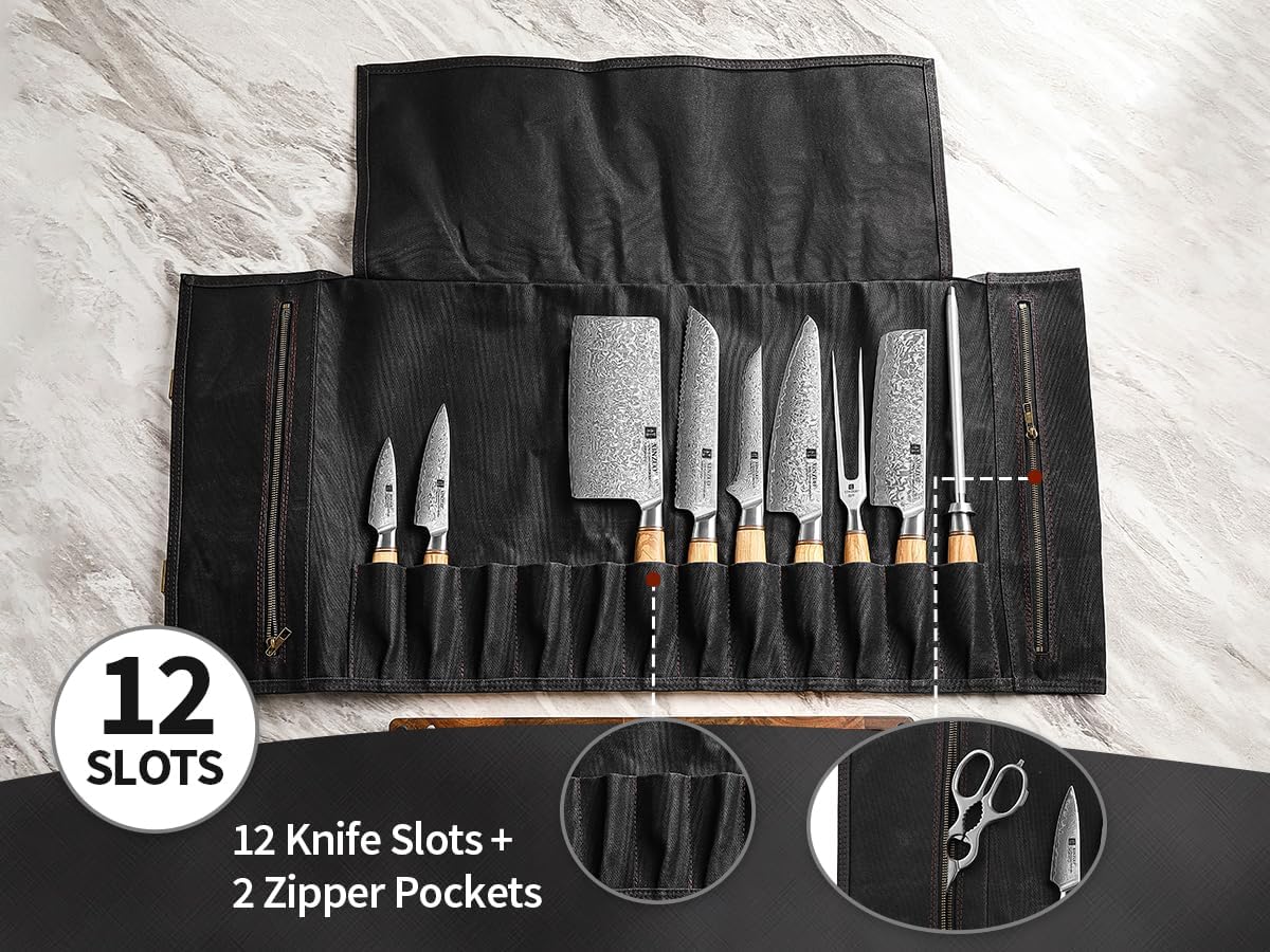 Professional Chef Knives Organized Lasting Quality Stylish Design