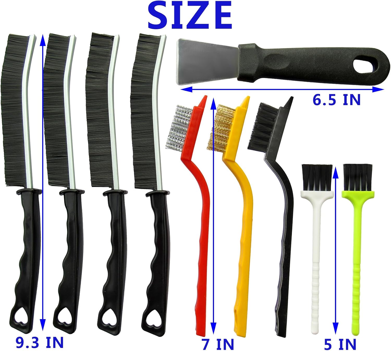 10-Piece Crevice Cleaning Tool Set Home Kitchen Use
