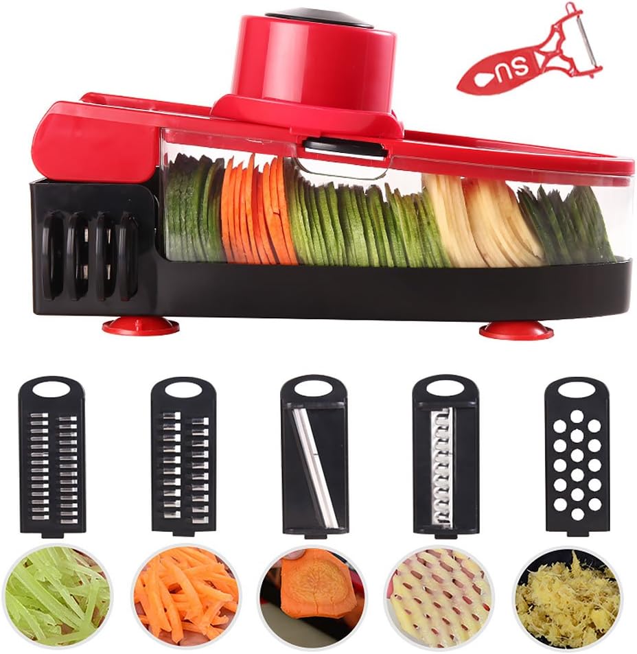 Professional Sliced Vegetables with 5 Blades