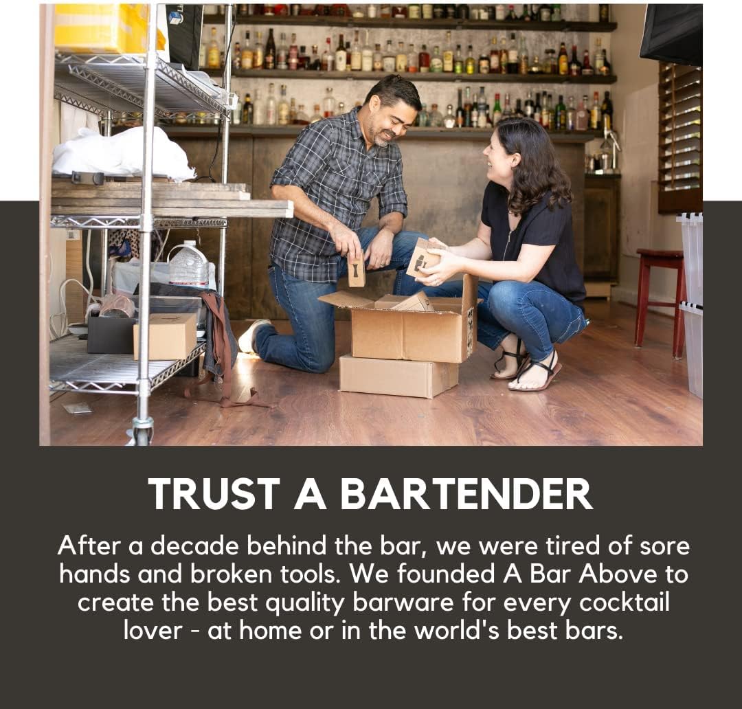 A Bar Above Professional Bartender Julep Strainer