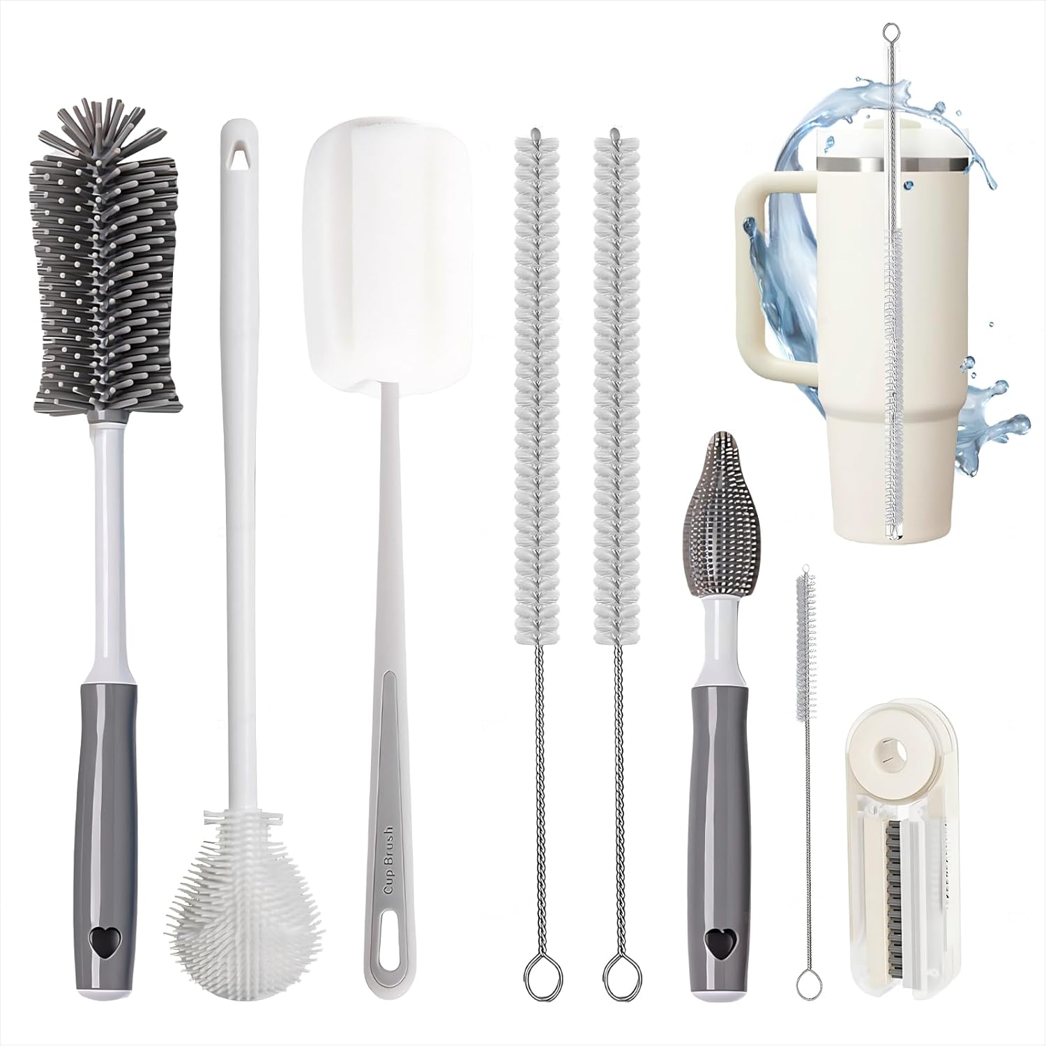 Access Care 8-Piece Bottle Straw Cleaner Kit for Stanley Yeti SLM
