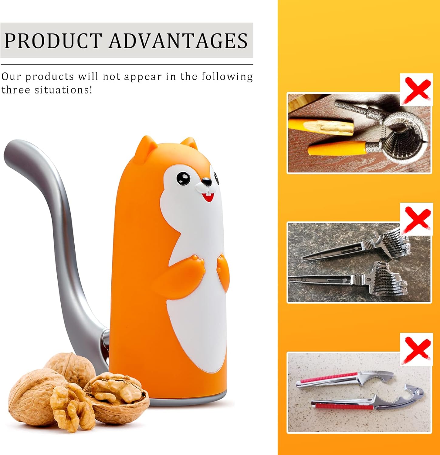 Poweroy Walnut Pecan Nut Crackers