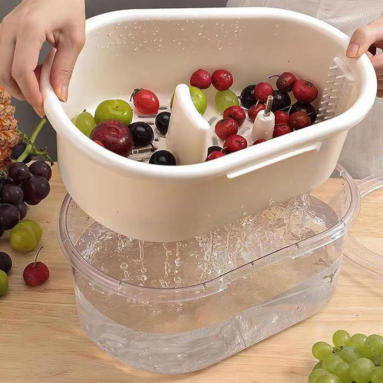 2025 Fruit Vegetable Scrubber Portable