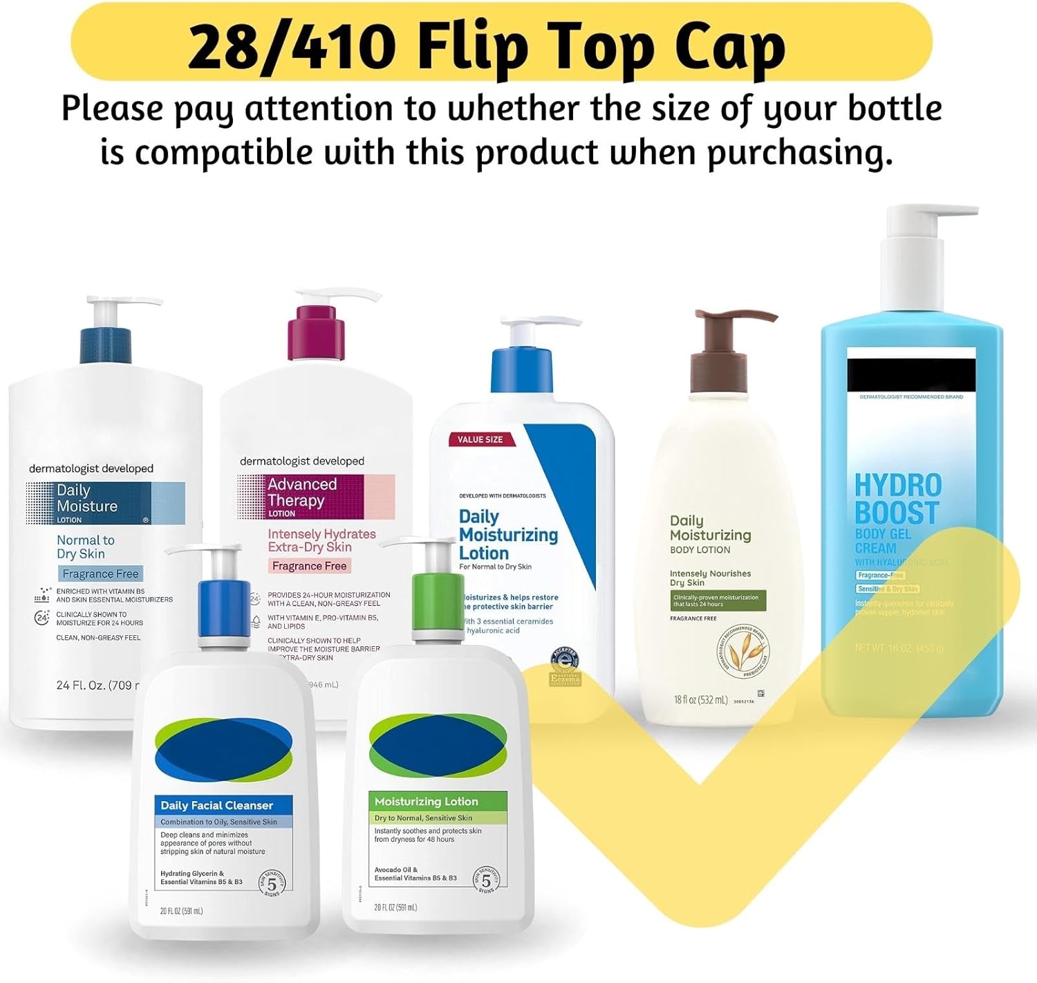 Effortlessly Empty 108 Neck ShampooLotion Bottles
