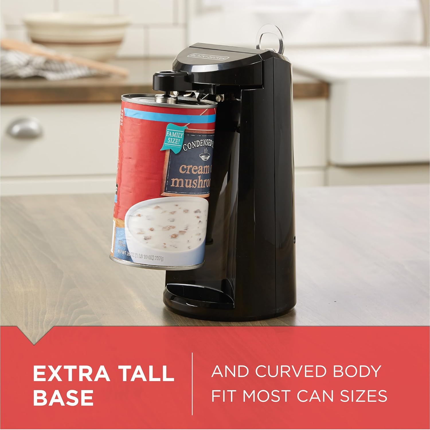 BlackDecker Extra Tall Can Opener with Multi-Tool