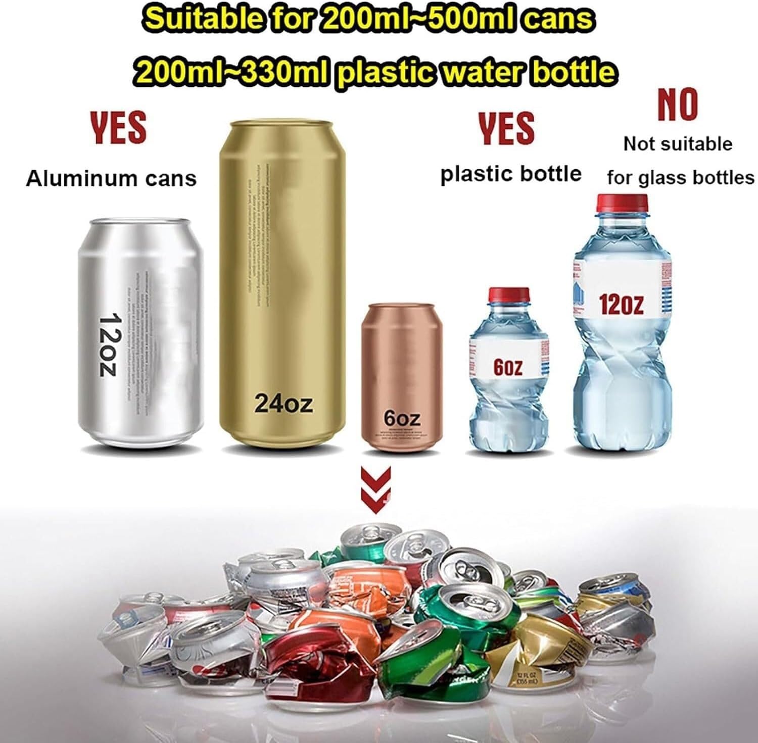 Smart Compact Electric Can Crusher