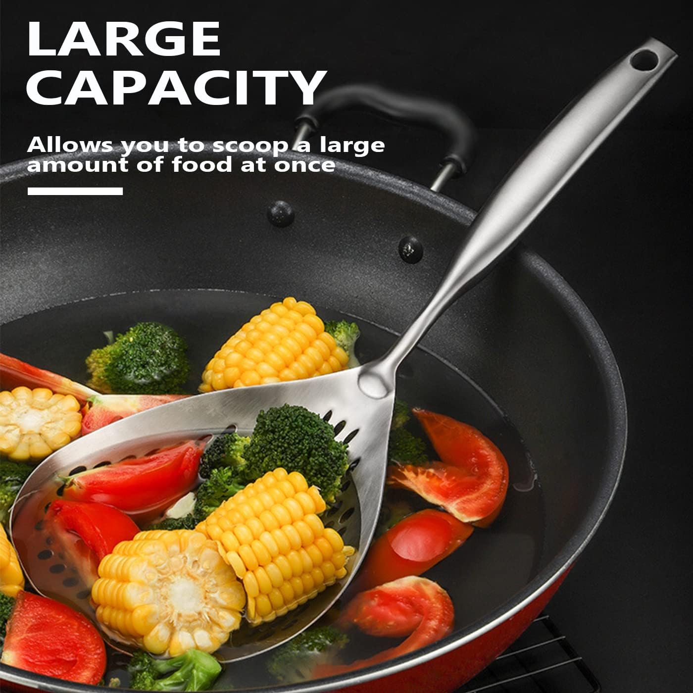 KAYCROWN304 Stainless Steel Skimmer Spoon