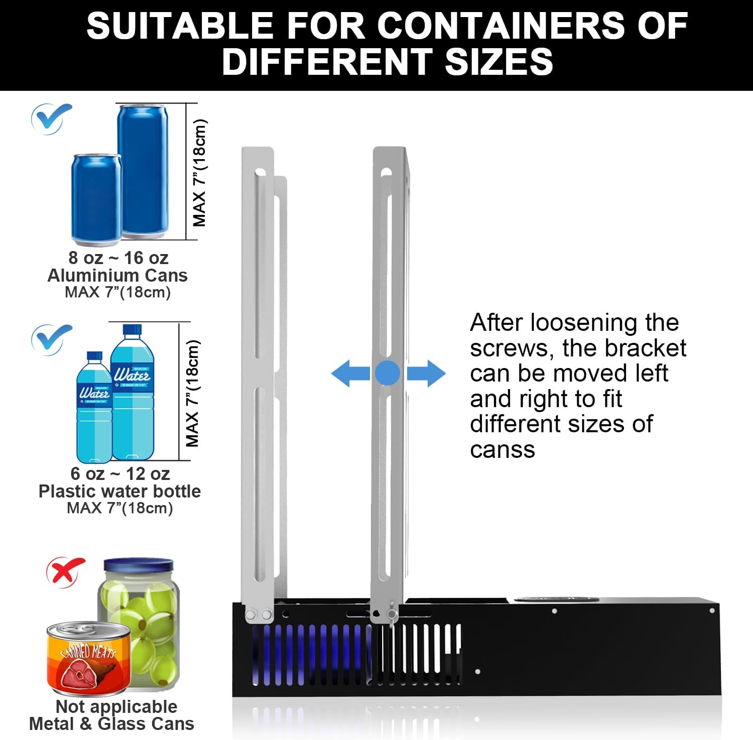 Fast Automated Electric Can Crusher for Home recycled-aluminum-cans