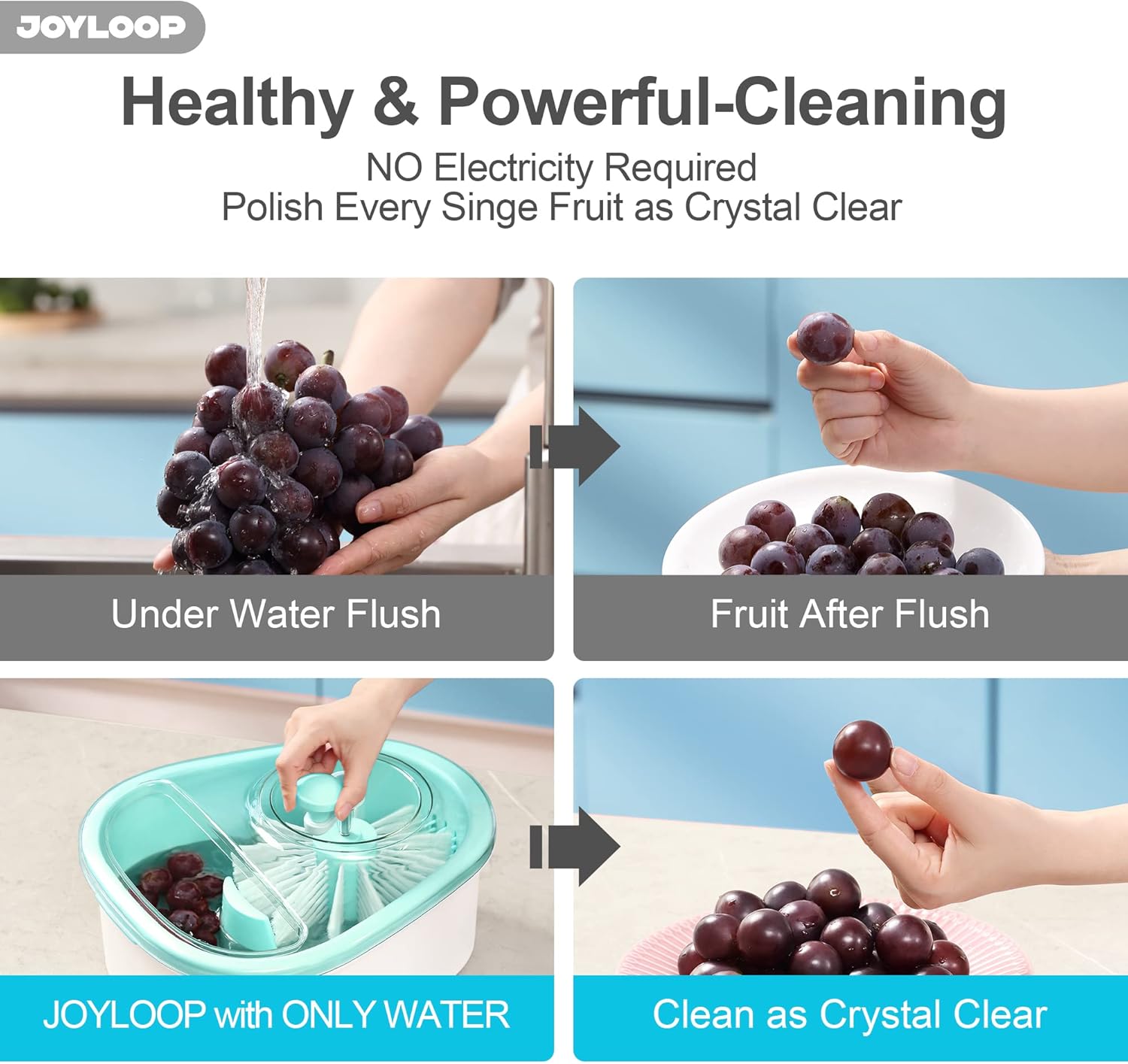Effortless Fruit Cleaning Tool