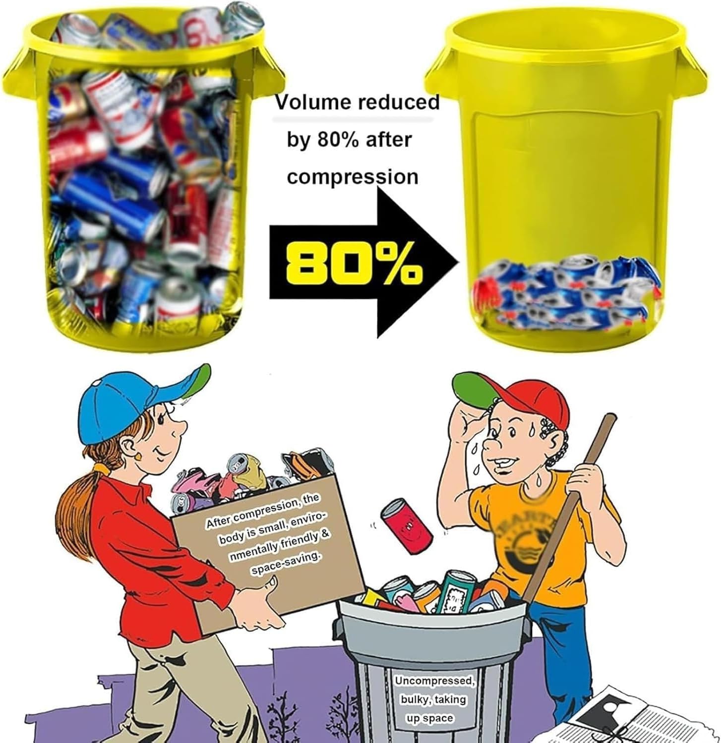 Smart Compact Electric Can Crusher