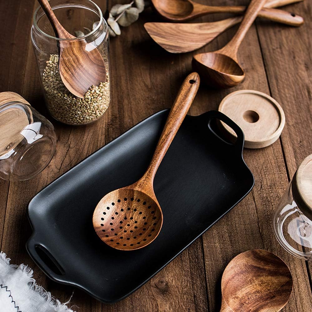 Natural Teak Kitchen Utensils
