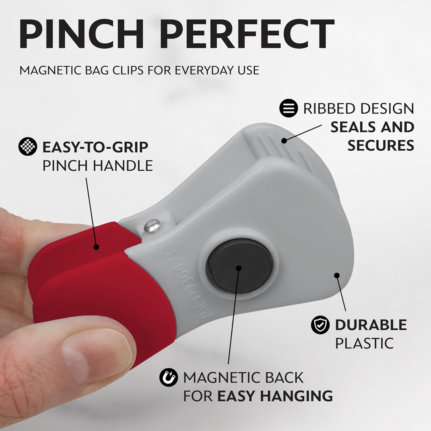Disney Magnetic Chip Clips 6-Pack Bag Clips for Pantry Fridge