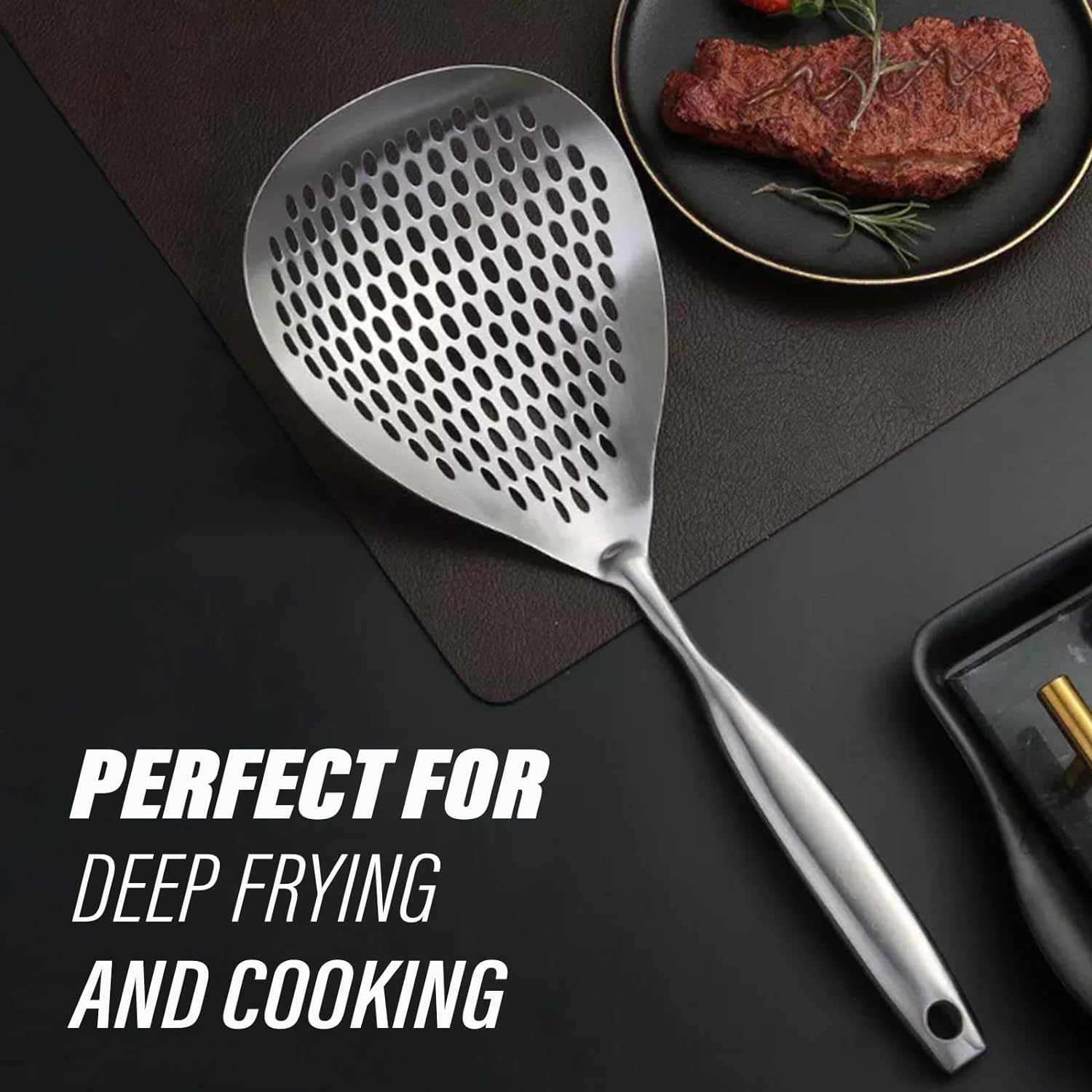 KAYCROWN304 Stainless Steel Skimmer Spoon