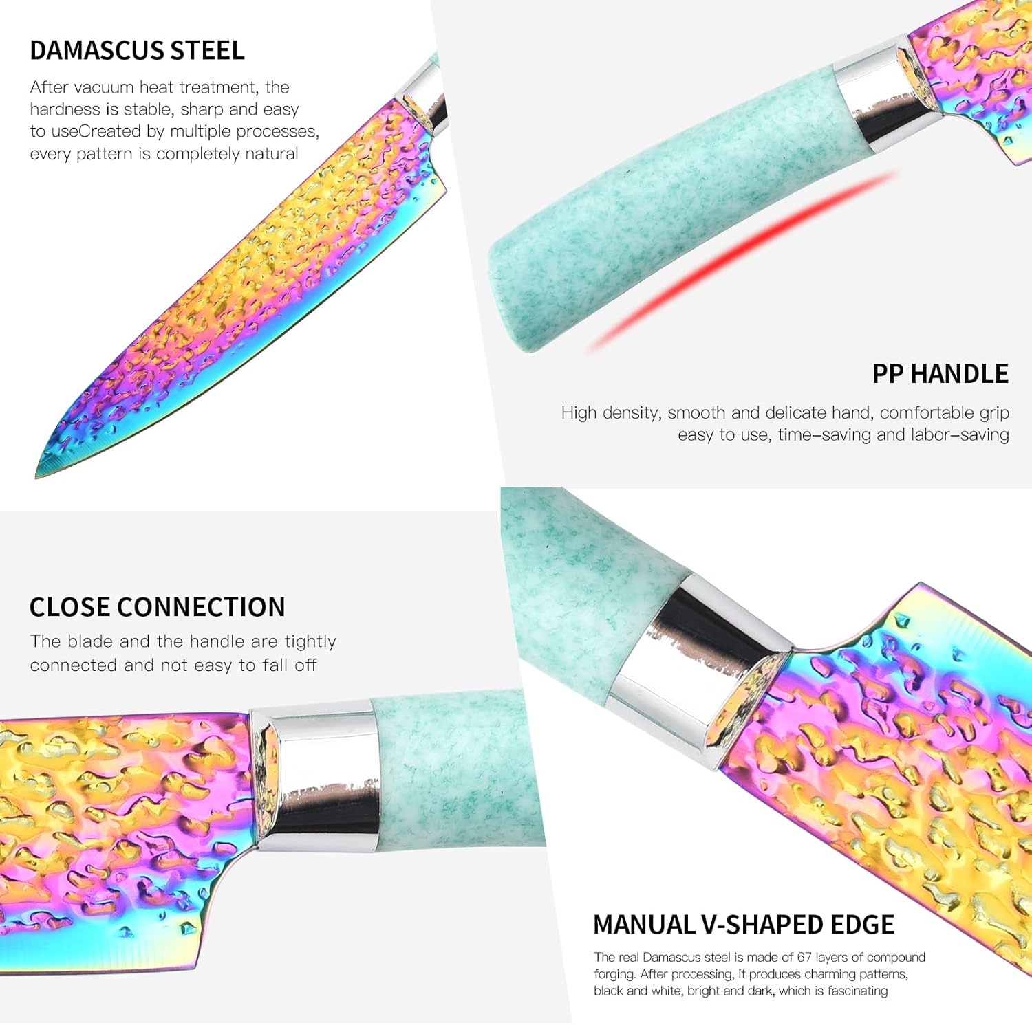 Rainbow Knife Set