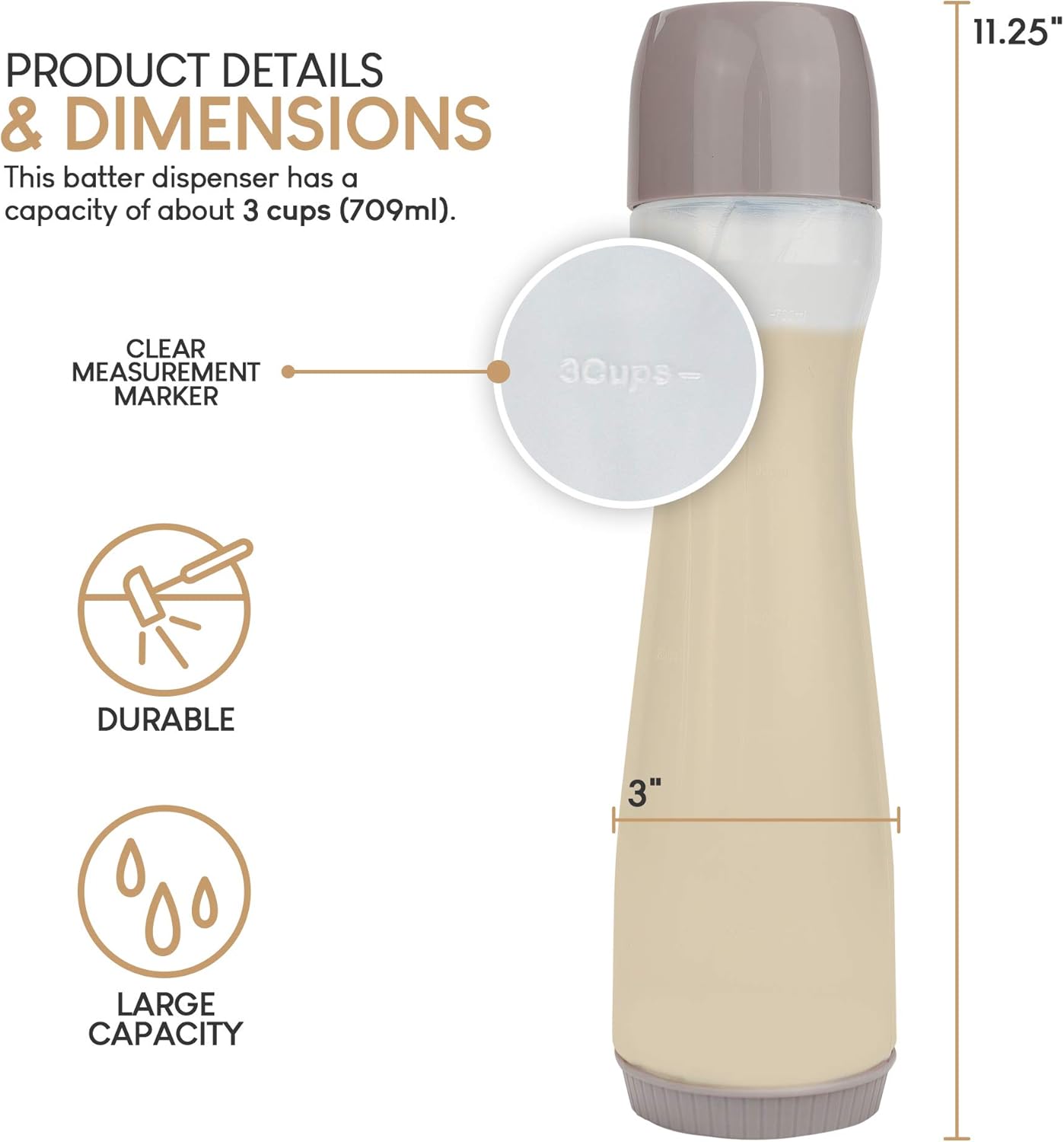 Pancake Batter Dispenser by Exultimate