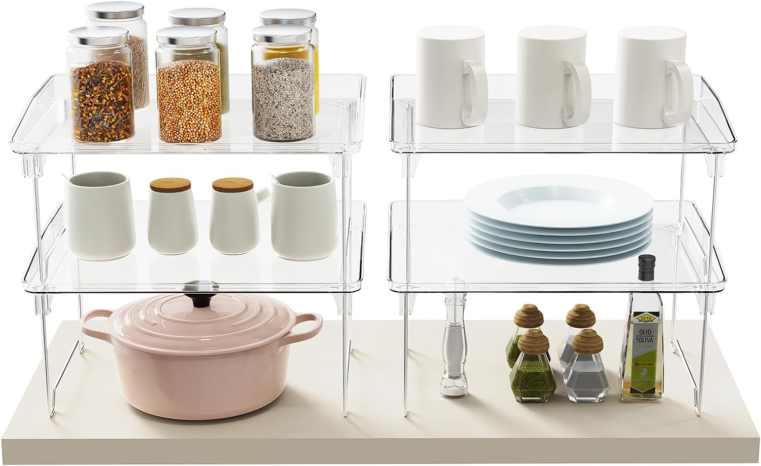 Seasonal 4-Piece Stackable Organizing System