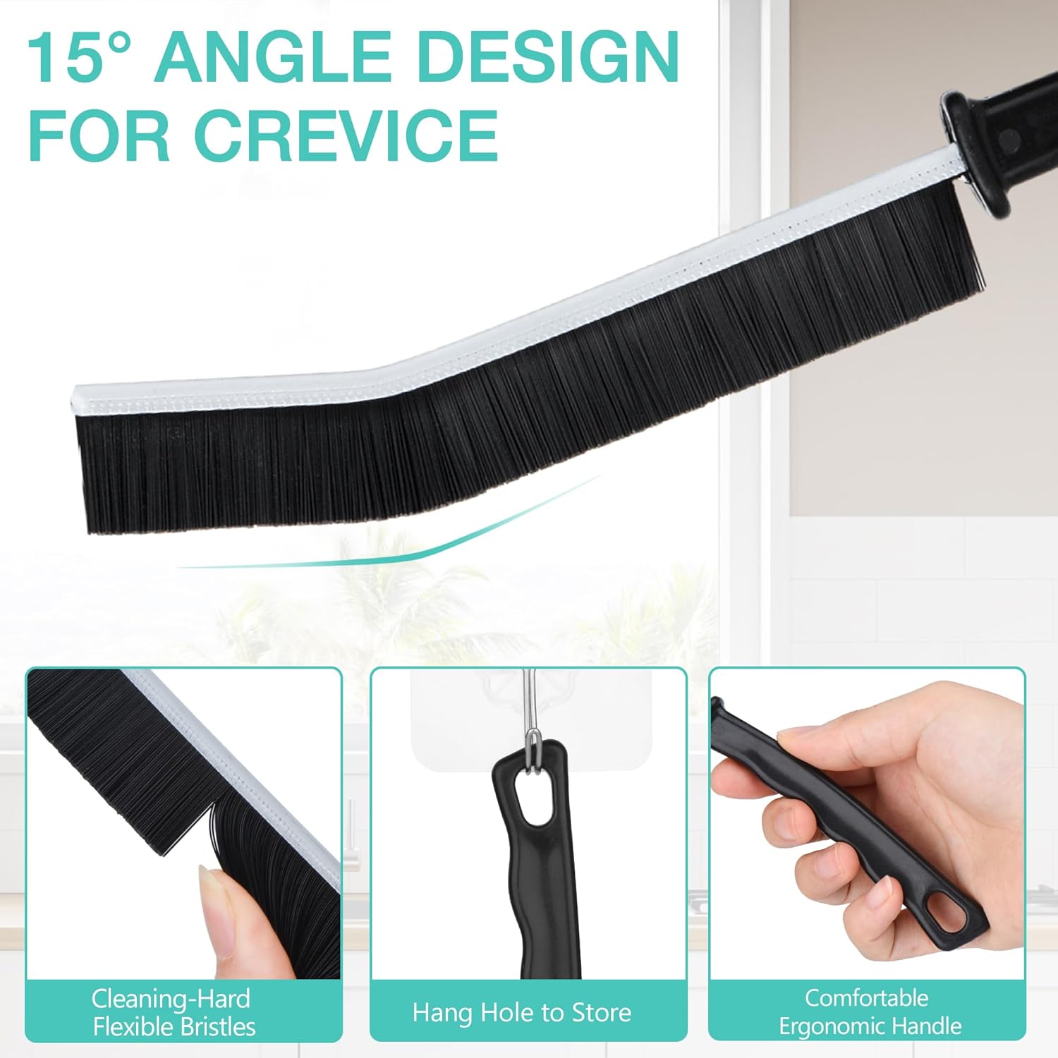 Tedmax Crevice Cleaning Brush Set for DeepCLEANS in Your Home