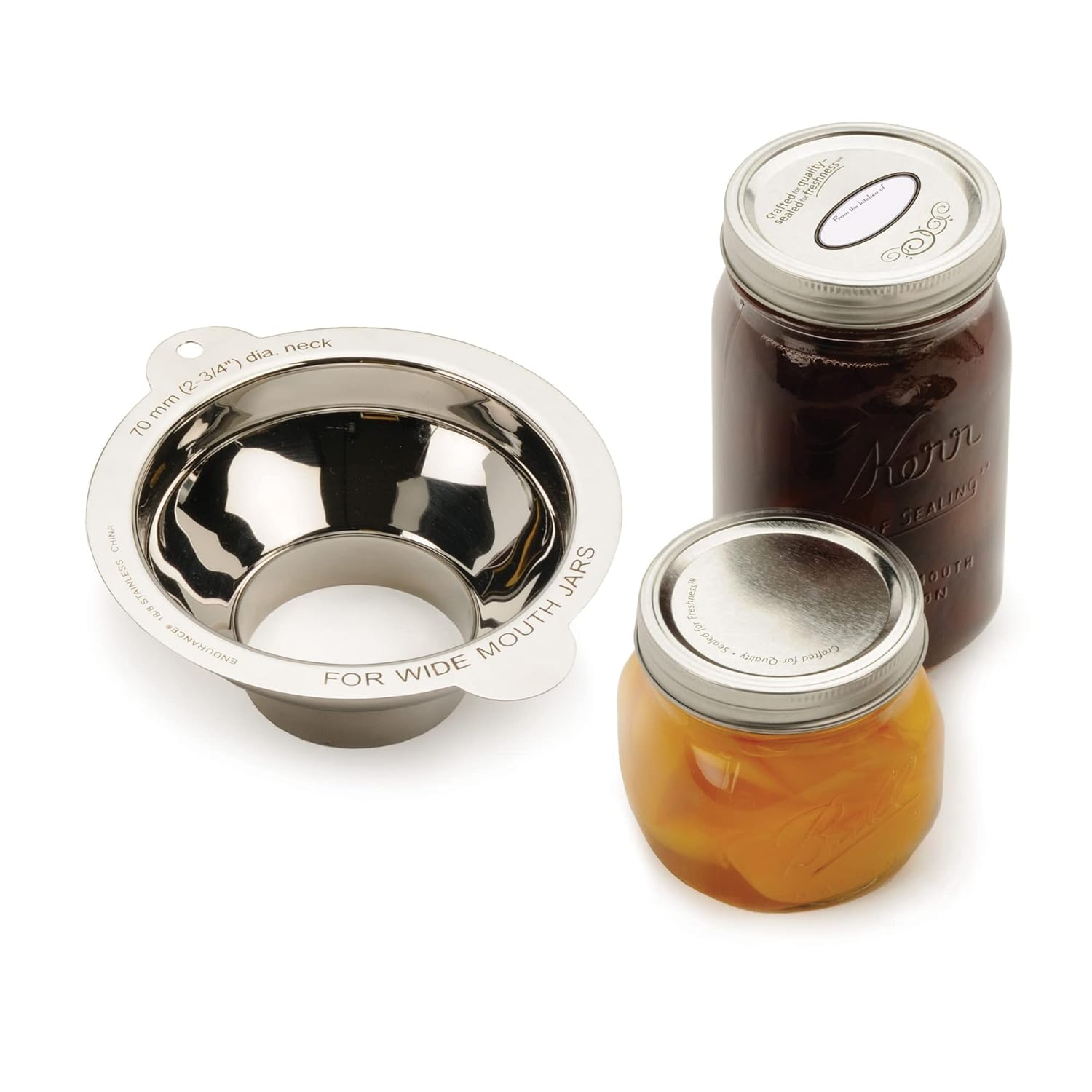 RSVP International Endurance Canning Funnel 188 Stainless Steel