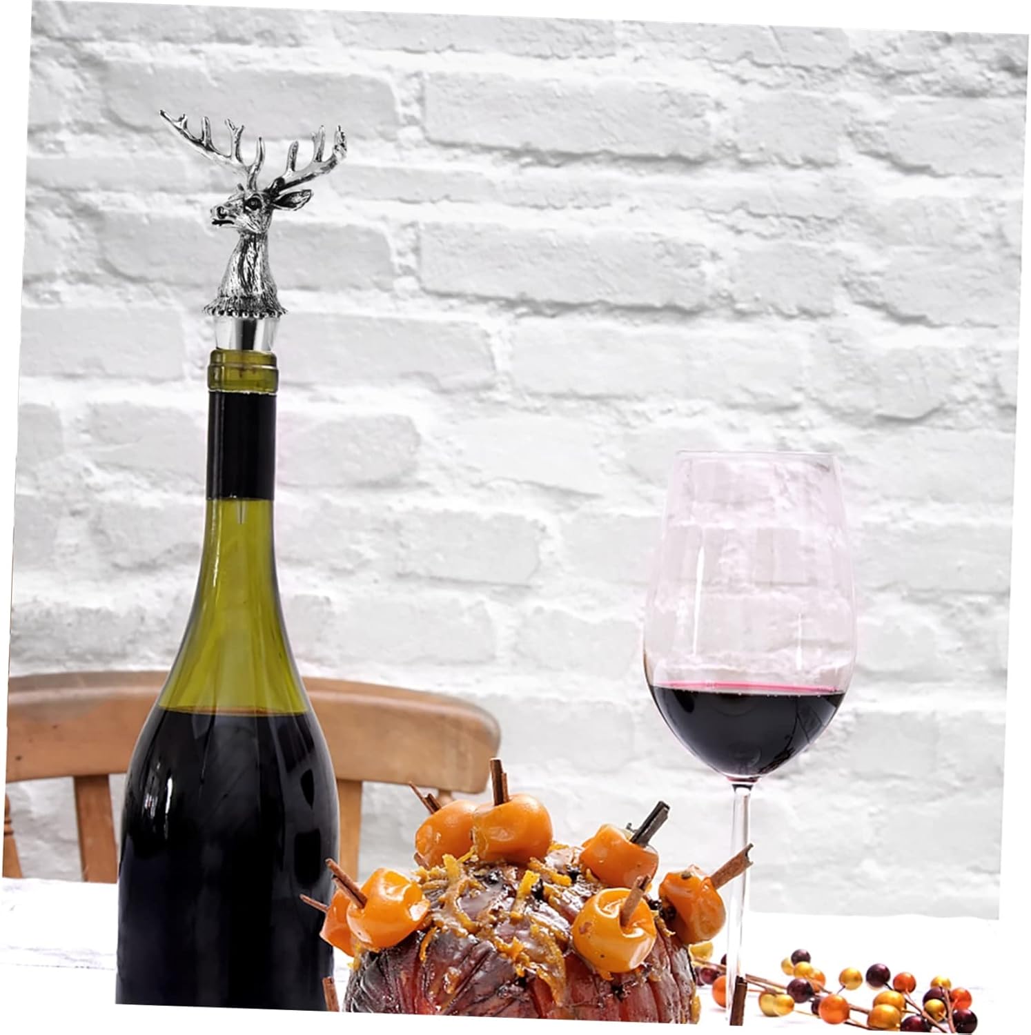 Elegant Deer Head Wine Bottle Stopper