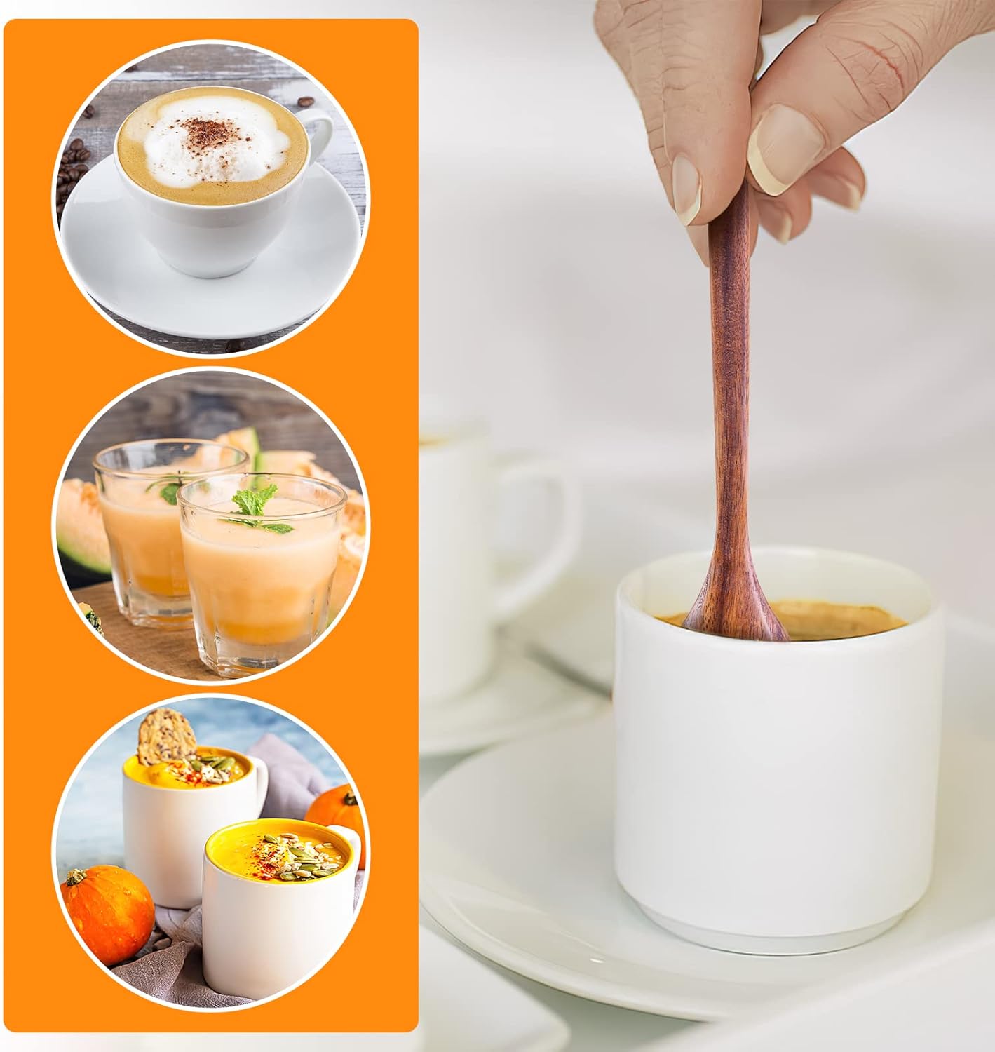 HAKSEN Wooden Spoon Set 6PCS 102