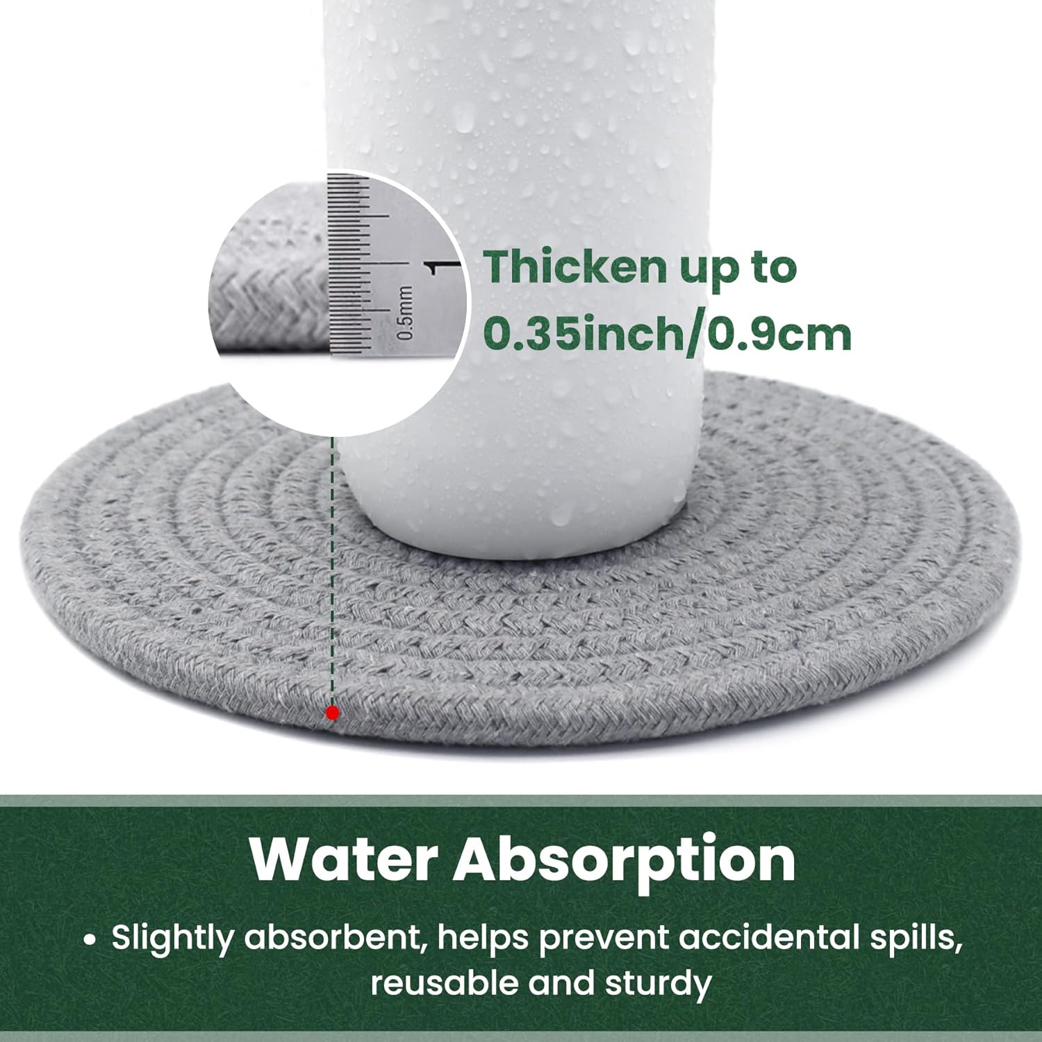 8-Inch Heat-Resistant Trivets for Kitchen Use