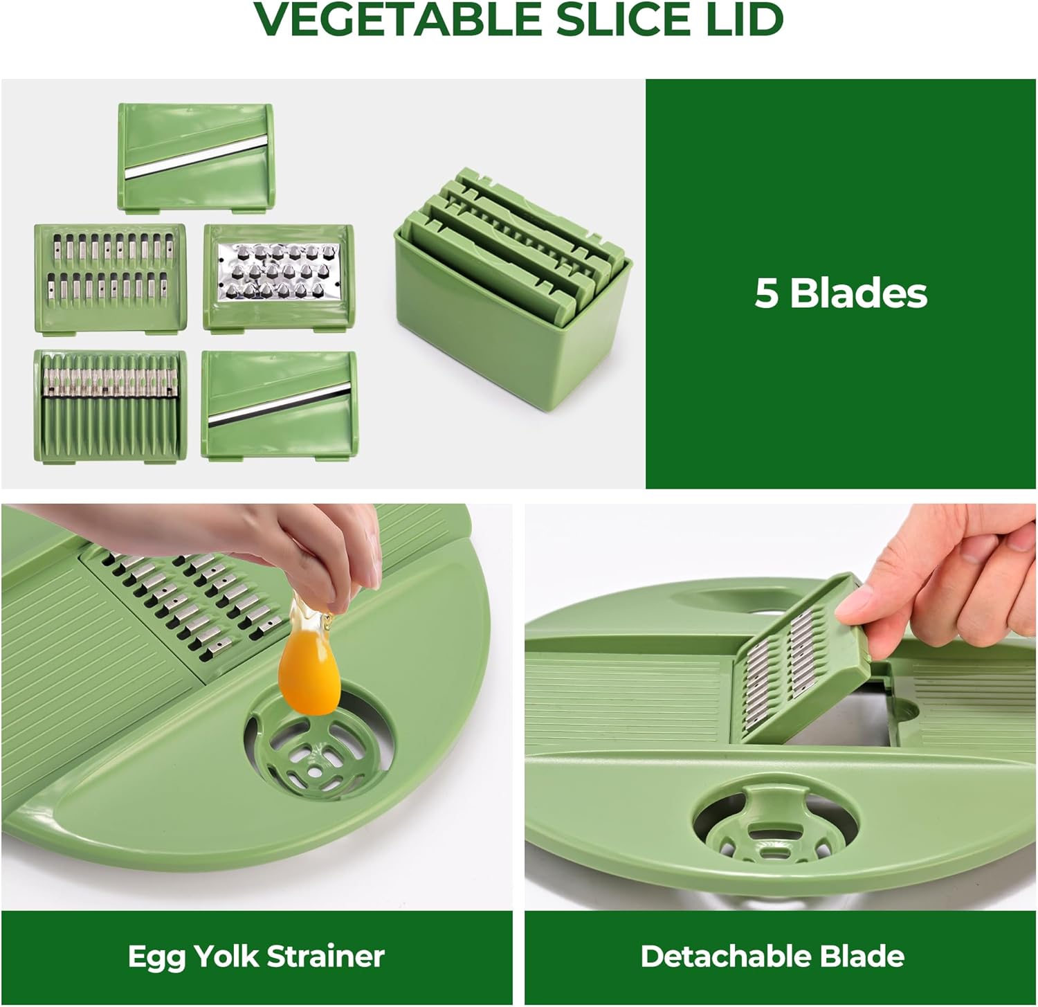 SUSTEAS Salad Spinner Efficient Kitchen Tool