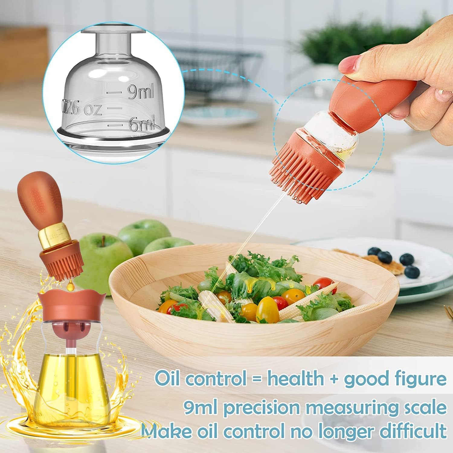 BENTFINE Oil Dispenser 3-Pack BUST Dimensions Kit