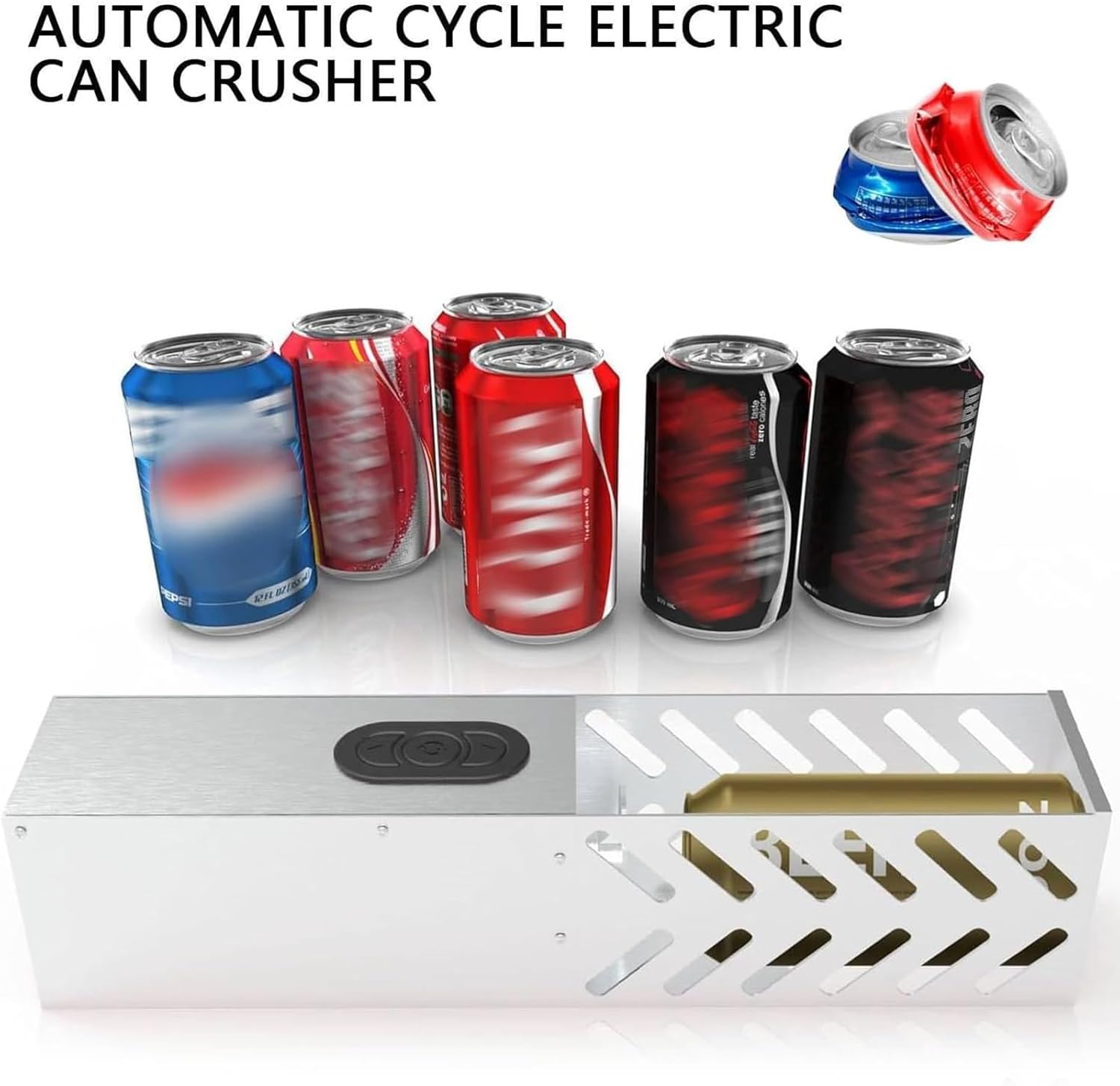 Oiakus Electric Can Crusher - Fast Powerful