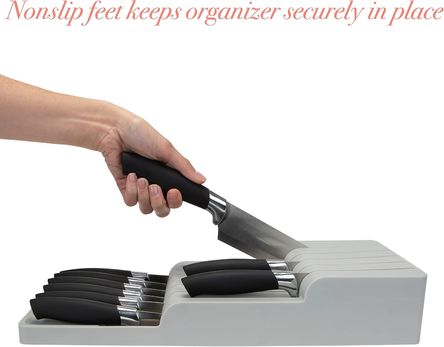 Space-Saving Knife Organizer for Kitchens