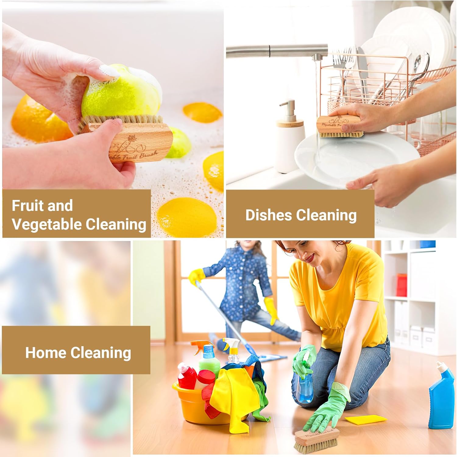 VEGETABLE BRUSH FOR KITCHEN ADVENTURES