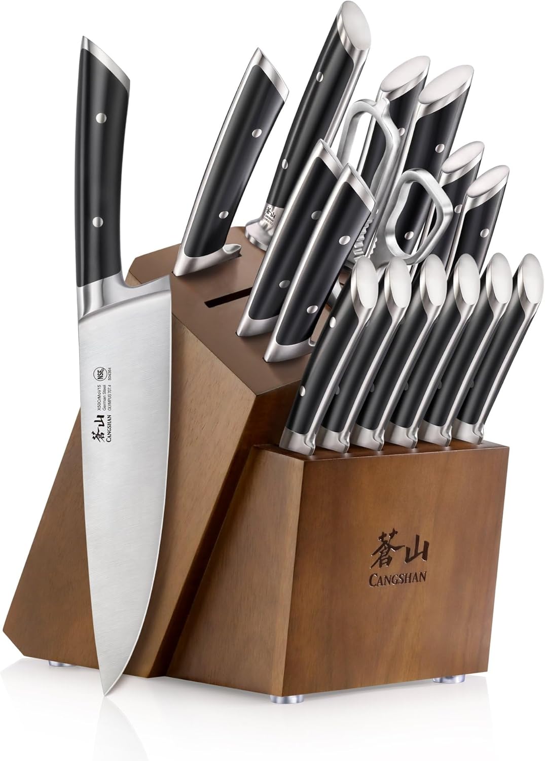 Cangshan 17-Piece Knife Block Set