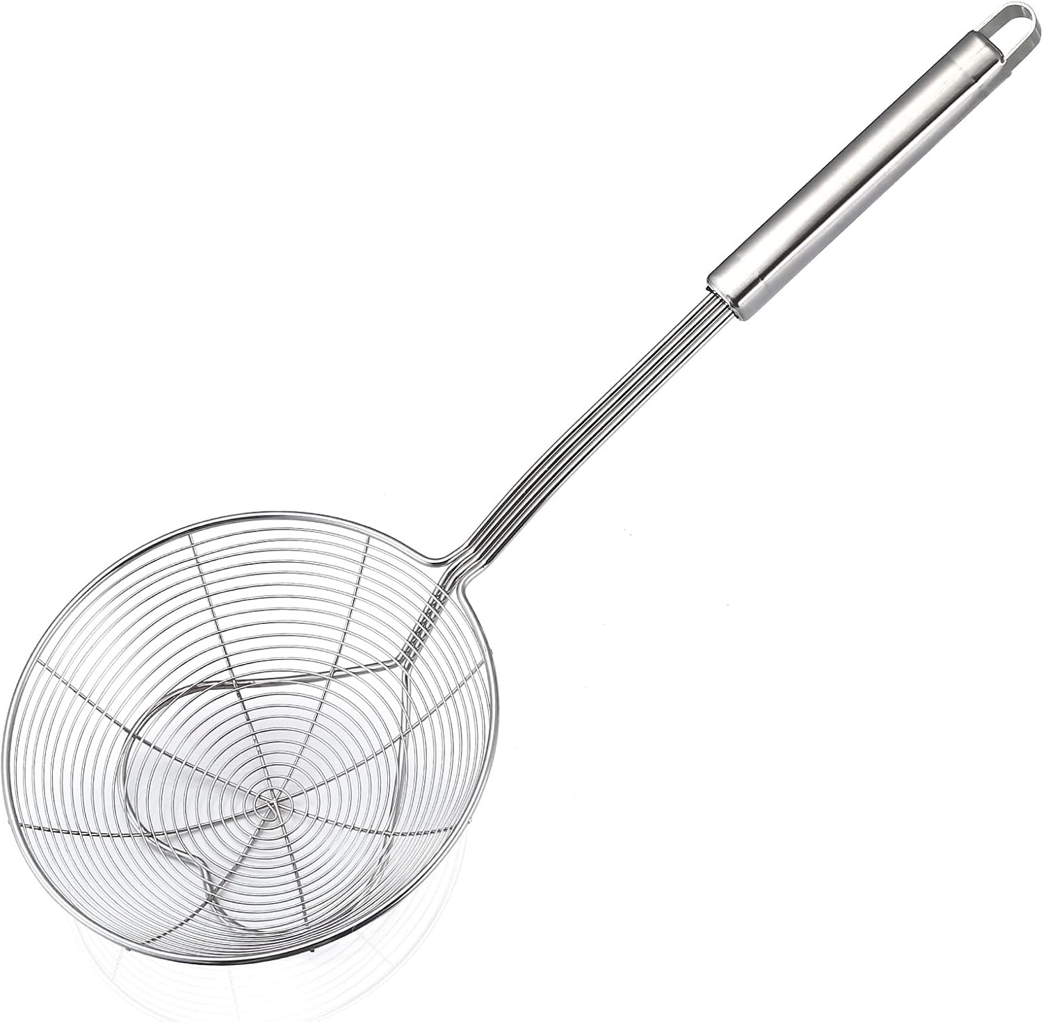 Eisinly Deep Fry Strainer Spoon Stainless Steel Kitchen Tool with Handle