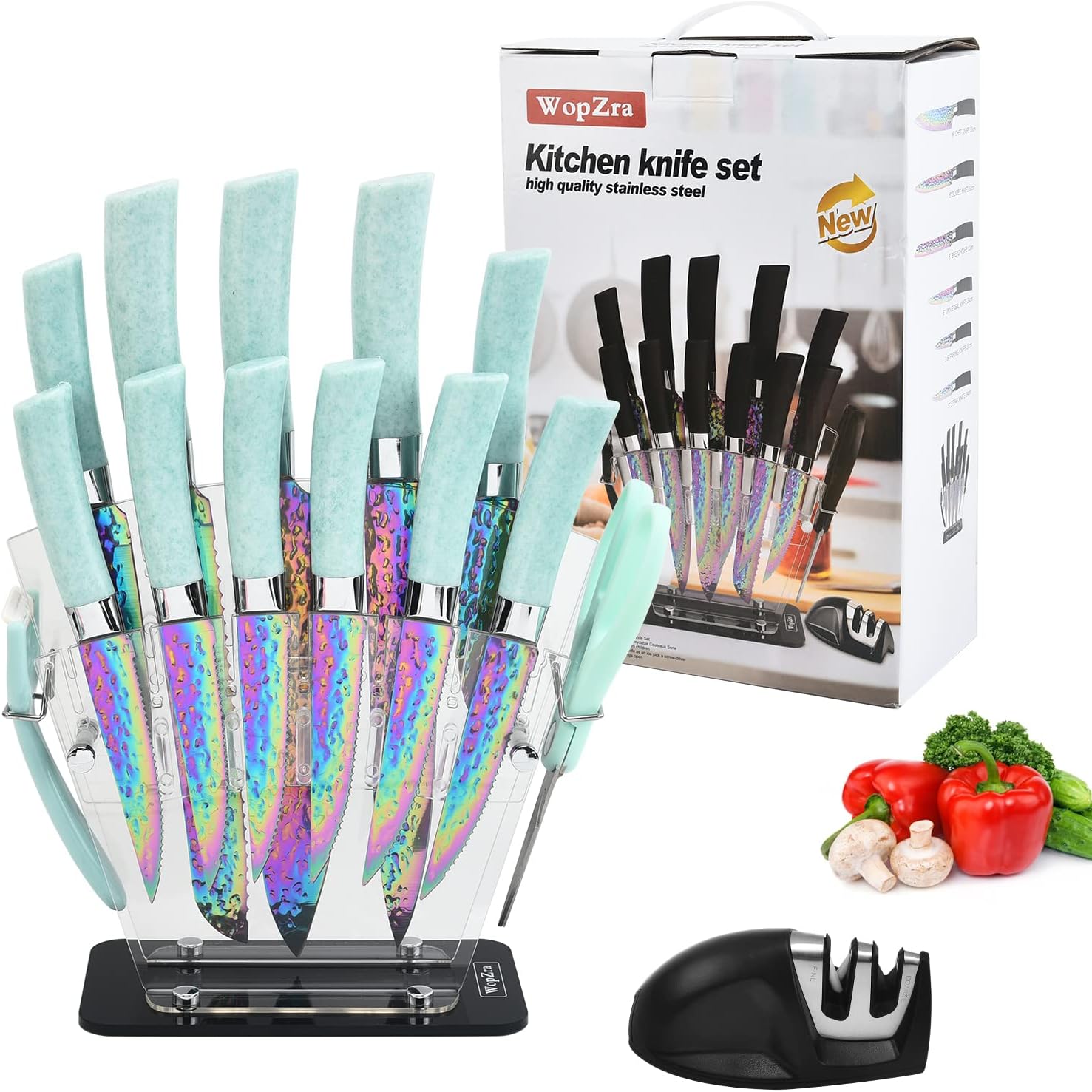 Rainbow Knife Set