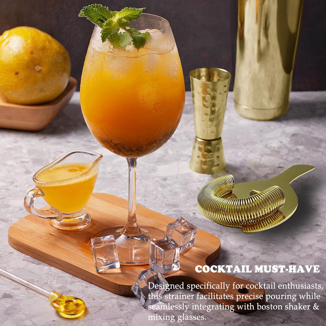 Professional Bartending Strainer