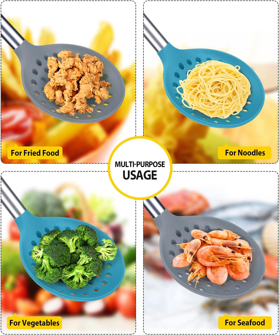 High Heat Resistant Kitchen Ladle Strainer Set