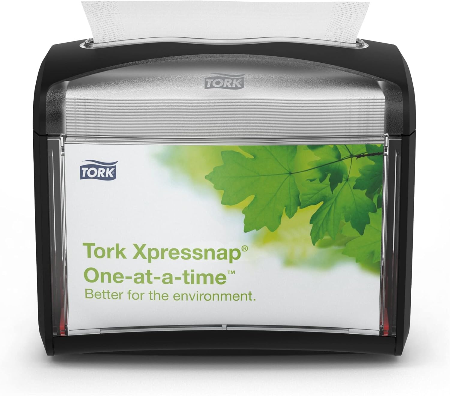 Tork Xpressnap X4 - Durable Tabletop Napkin Dispenser Black