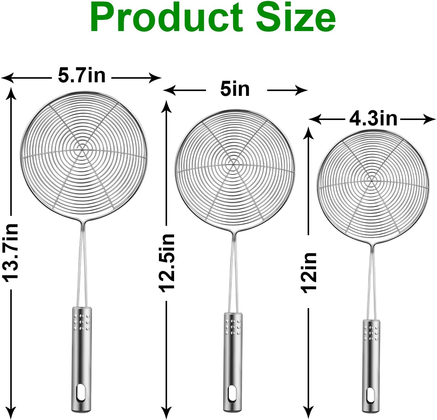 Stainless Steel Strainer Set