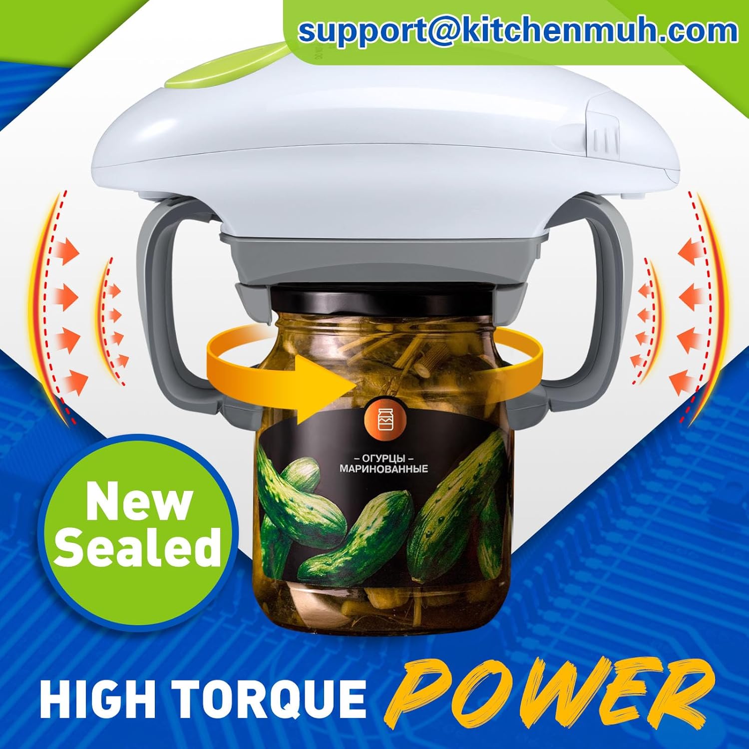 Ergonomic Electric Jar Opener for Seniors