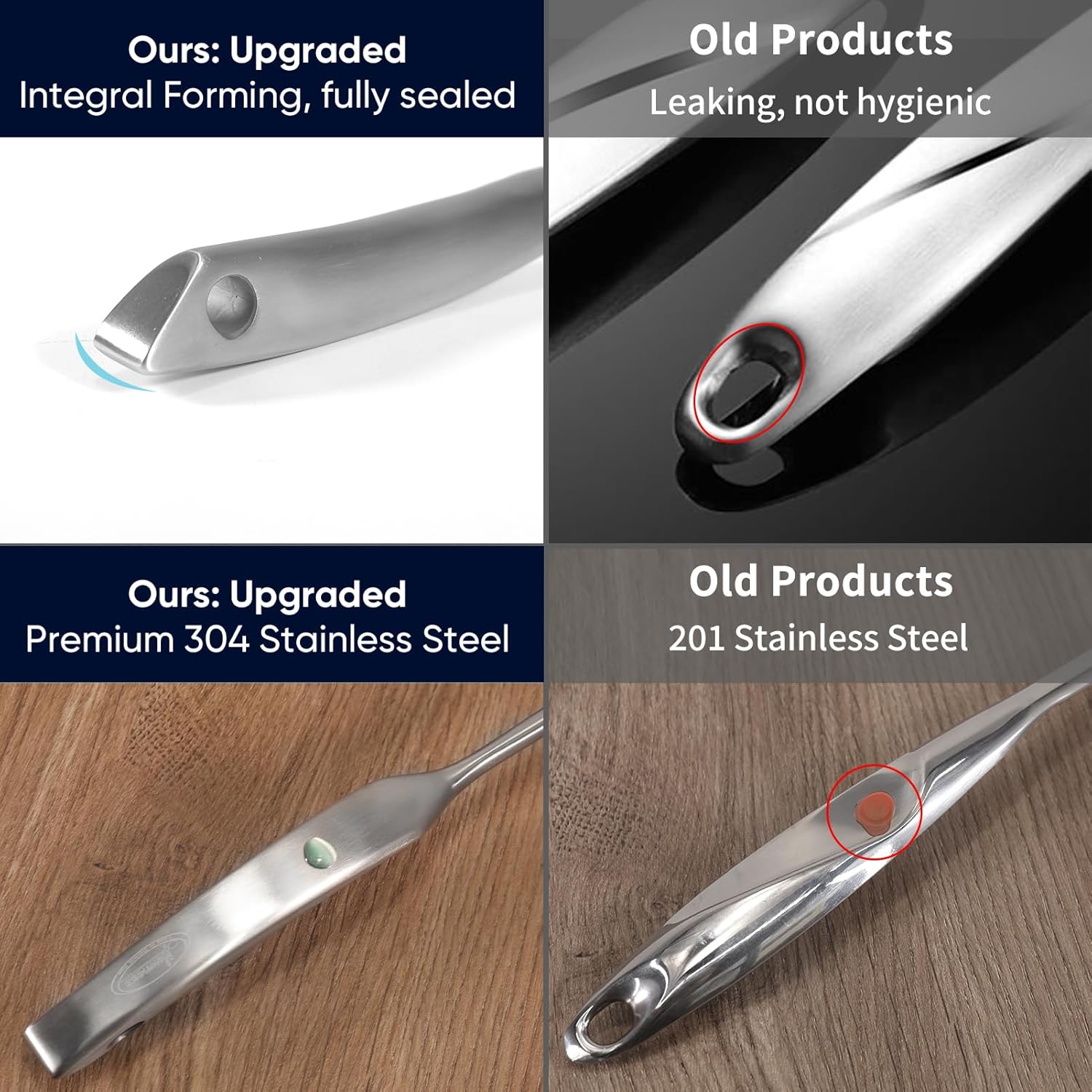 Stainless Steel Skimmer Spoon Durable Kitchen Tool from Newness