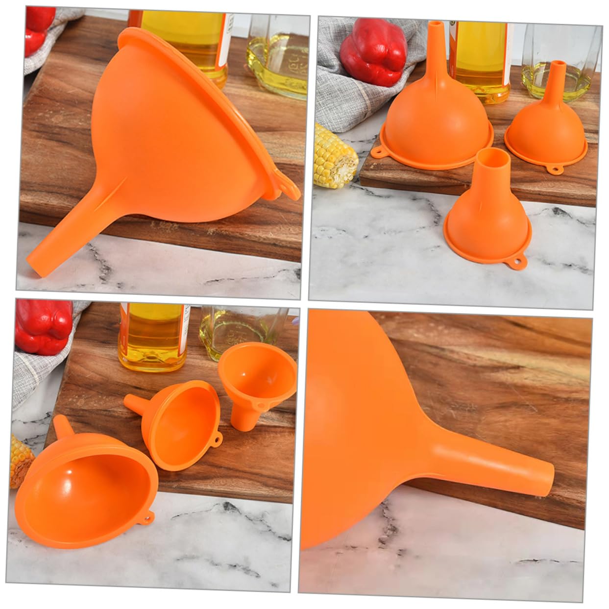 Cabilock 3Pcs Funnel Set for Kitchen Use 1