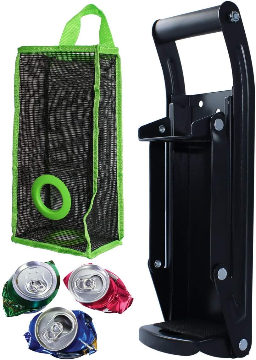 Heavy-Duty Wall-Mounted Can Crusher