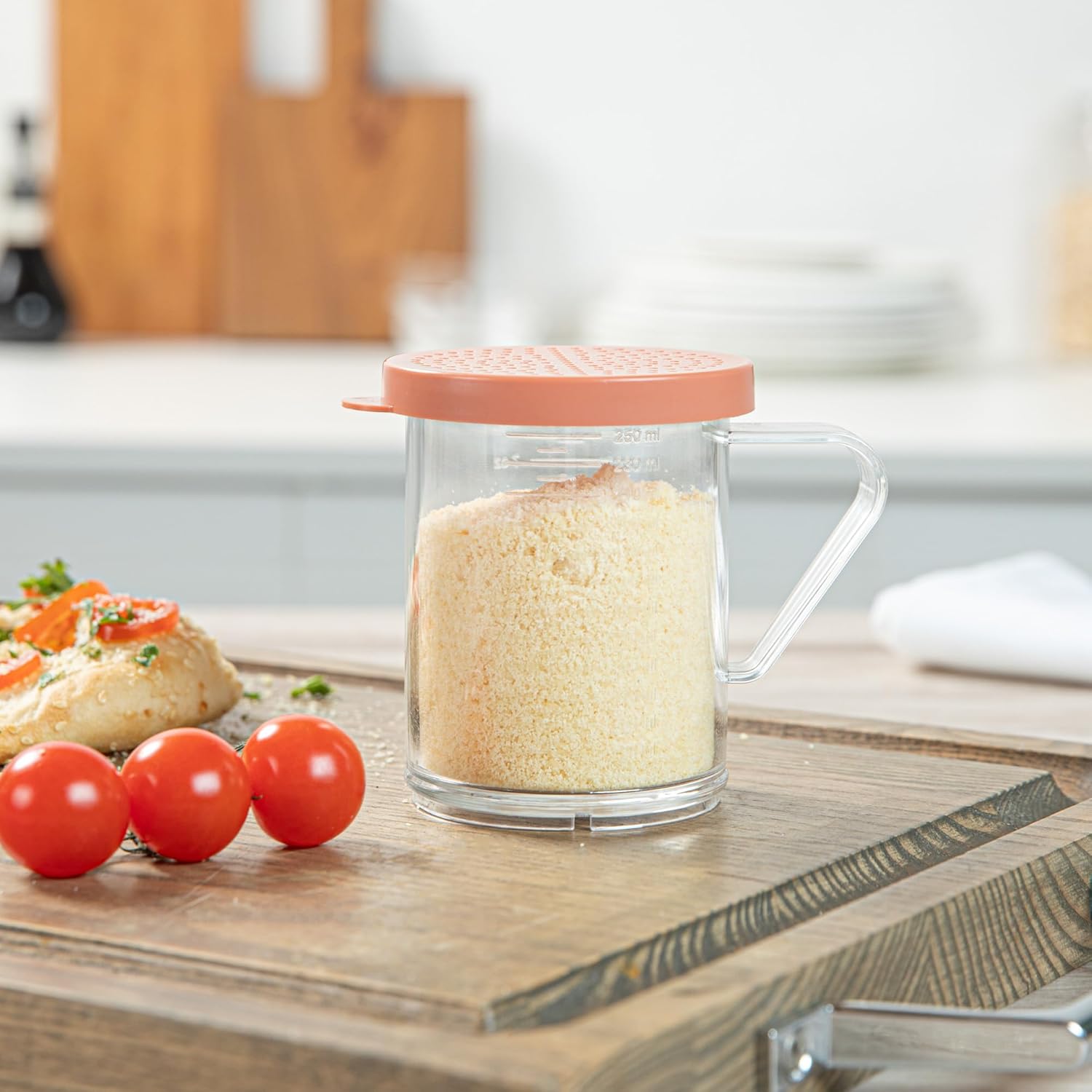 10 oz Clear Plastic Spice Shaker