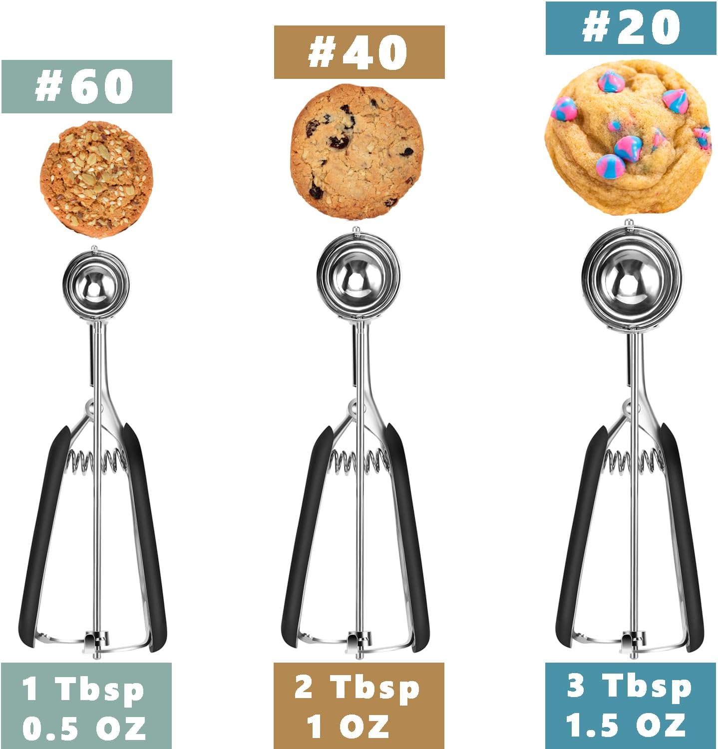 HOMURE H Cookie Scoop Set