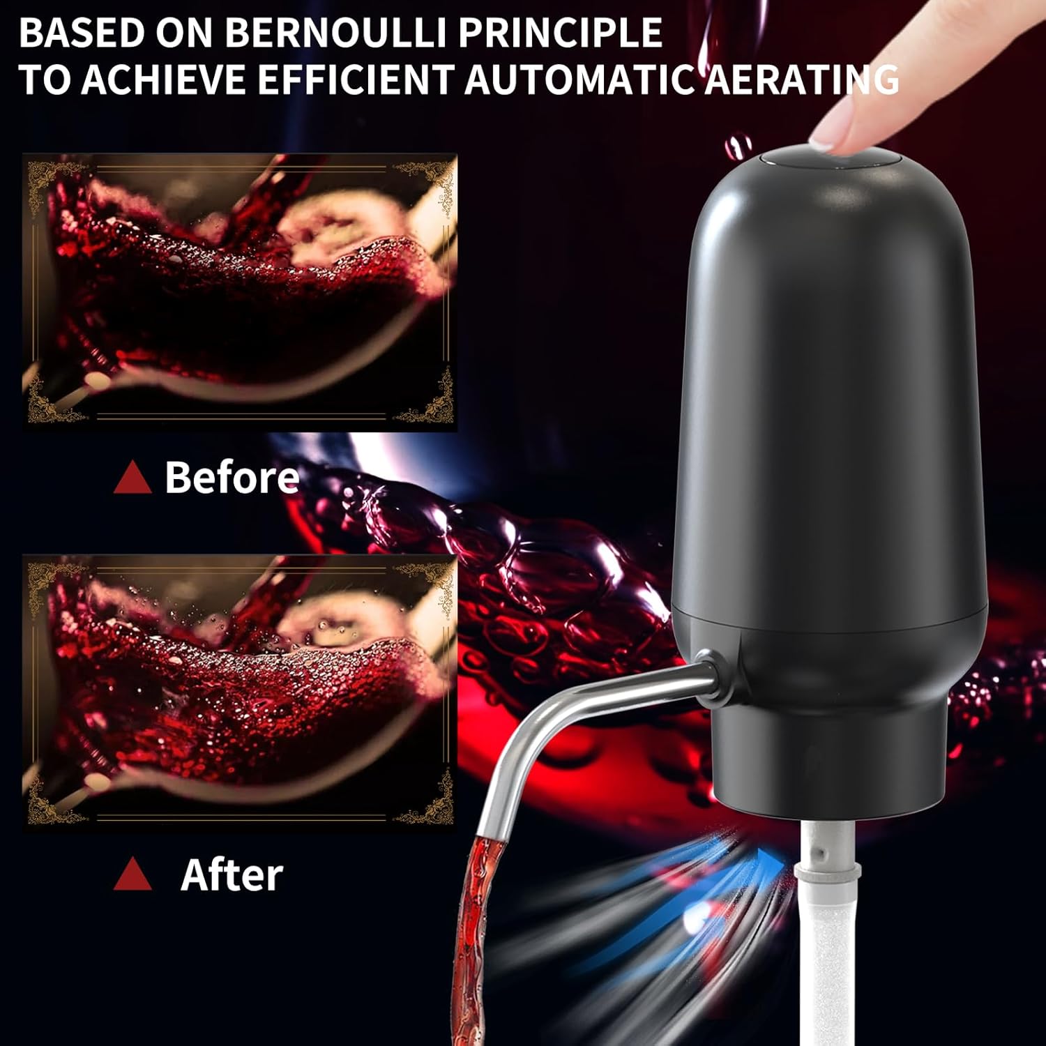 Effortless Electric Wine Opener Set