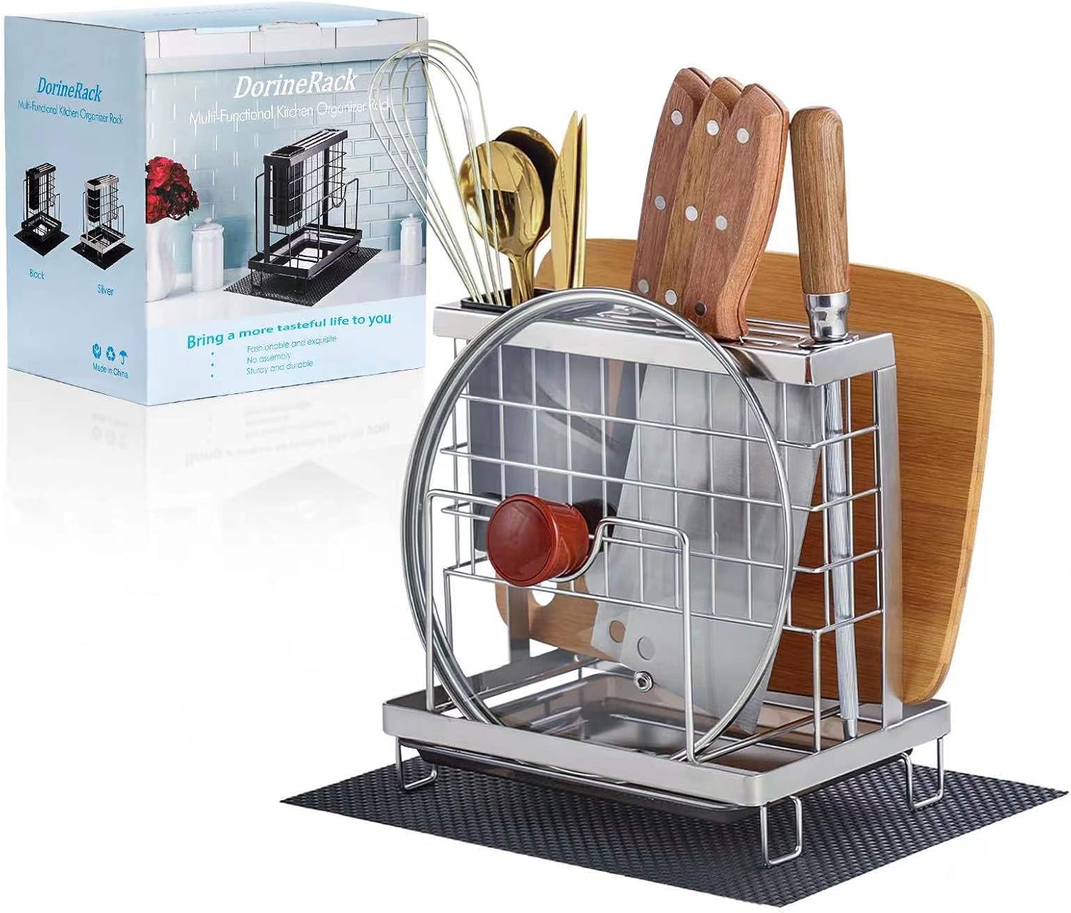 Space-Saving Knife Block Organizer